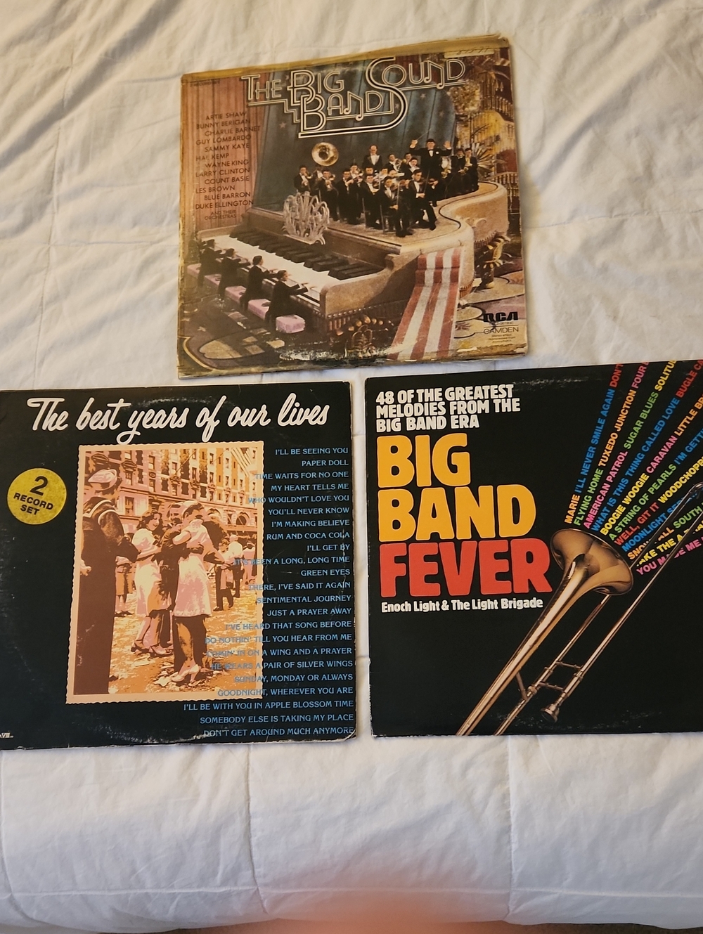 4 Big Band Vinyl Record Lot - 'Big Band Fever' & Classics - [Set 1]